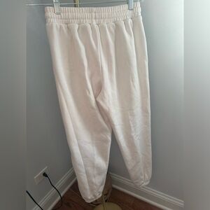 fabletics white sweatpants size small